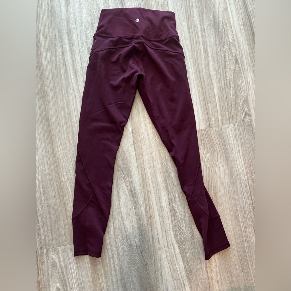 Lululemon Leggings Maroon